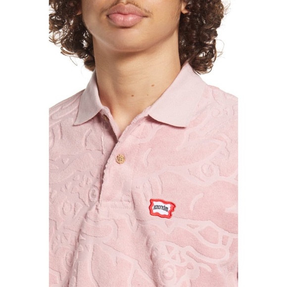 Ice Cream short set | pink | Men Top Lg/Shorts Sm | Like New - Picture 4 of 9